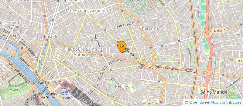 localisation de l'entreprise STE FRANCILIENNE ENTREPRISES BATIMENT  PARIS