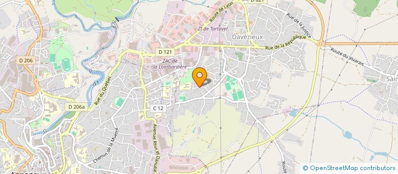 localisation de l'entreprise STE FRSE ARCHITEC ET COORD à DAVEZIEUX