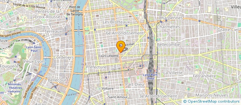 localisation de l'entreprise STE FSE REAL EQUIP ET CONSTRUC à LYON