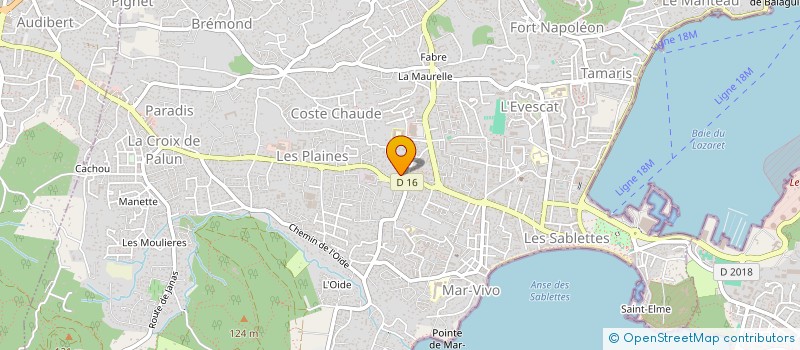 localisation de l'entreprise STE FUNERAL à LA SEYNE-SUR-MER