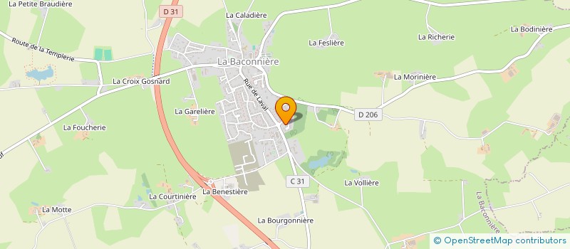 localisation de l'entreprise STE G I R à LA BACONNIERE