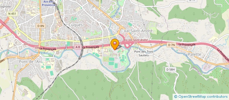 localisation de l'entreprise STE GARDANNAISE DU BATIMENT TRADITIONNEL à AIX-EN-PROVENCE