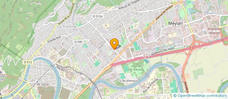 localisation de l'entreprise STE GENERALE IMMOBILIERE GRESIVAUDAN à MEYLAN
