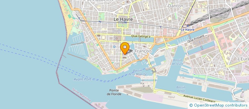 localisation de l'entreprise STE GEOLOGIQUE DE NORMANDIE à LE HAVRE
