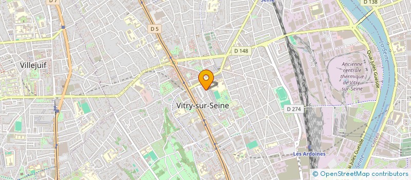 localisation de l'entreprise STE GERANCE ETS BLONDEAU à VITRY-SUR-SEINE