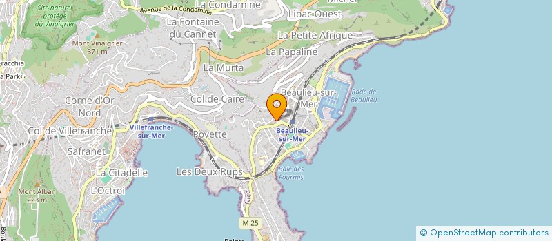 localisation de l'entreprise STE GEREMI à BEAULIEU-SUR-MER