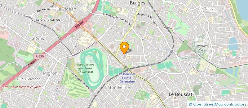 localisation de l'entreprise STE GERMAINE DE BRUGES à BRUGES