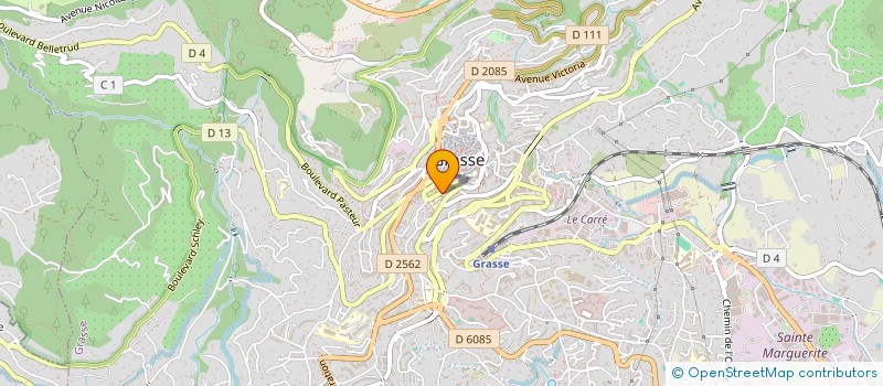 localisation de l'entreprise STE GEST PARTICIP TELEMATIQUE ET INFORMA à GRASSE
