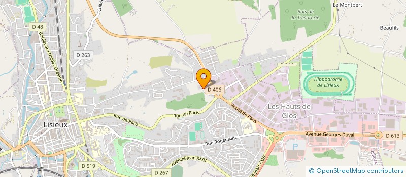 localisation de l'entreprise STE GESTION DE L EMPLOI INTERMEDIAIRE  LISIEUX