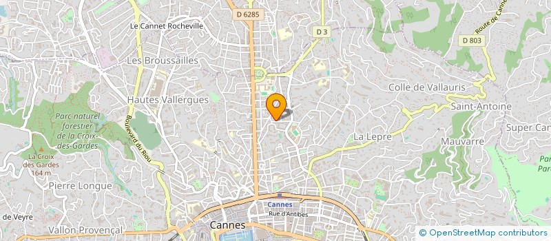 localisation de l'entreprise STE GESTION PROMOTION IMMOBILIERE à CANNES