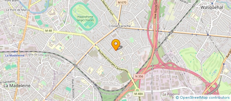 localisation de l'entreprise STE GIM à MARCQ-EN-BARŒUL