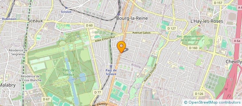 localisation de l'entreprise STE GOUDINI à BOURG-LA-REINE