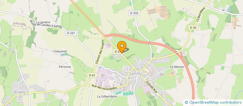 localisation de l'entreprise STE GOUELLE à SARTILLY-BAIE-BOCAGE