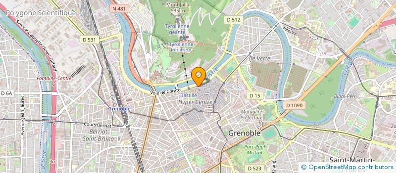 localisation de l'entreprise STE GRENOBLOISE DE RESTAURATION à GRENOBLE