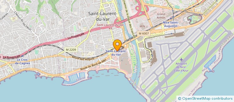 localisation de l'entreprise STE GSM EQUIPEMENT à SAINT-LAURENT-DU-VAR