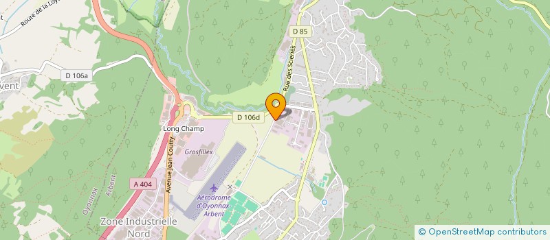localisation de l'entreprise STE GYMAP  ARBENT