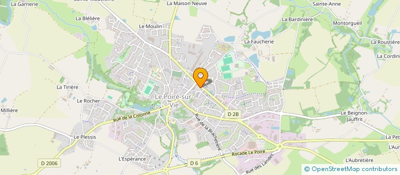 localisation de l'entreprise STE H1T  LE POIRE-SUR-VIE