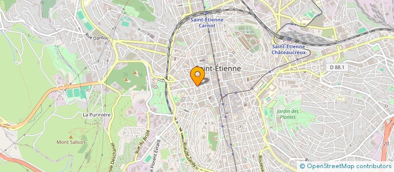 localisation de l'entreprise STE HAIDOUS A ET BENRABAM Y à SAINT-ETIENNE