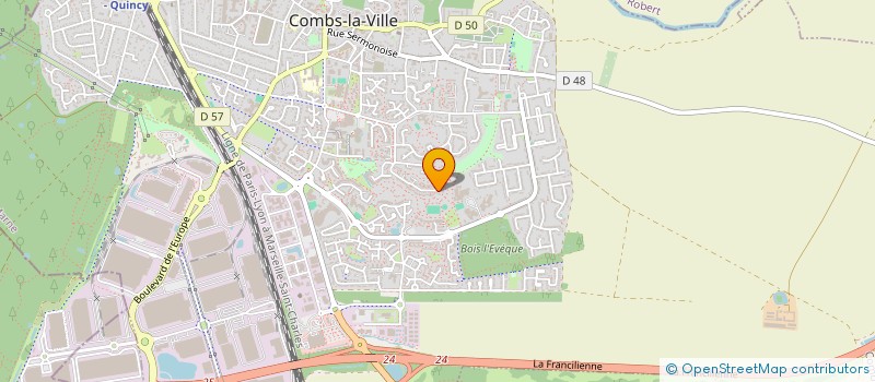 localisation de l'entreprise STE HENRI  COMBS-LA-VILLE