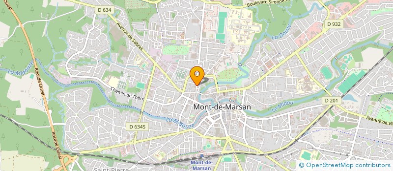 localisation de l'entreprise STE HENRI DUPARC à MONT-DE-MARSAN
