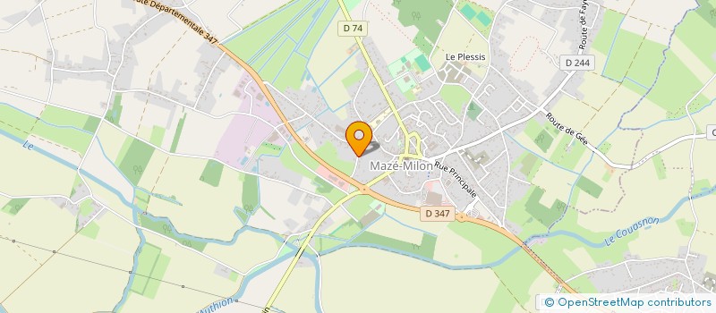 localisation de l'entreprise STE HIPPIQUE DU VAL DE LOIRE  LOIRE-AUTHION