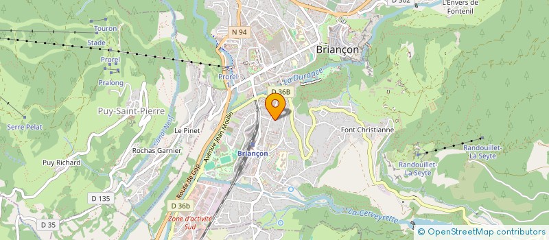 localisation de l'entreprise STE HOLDING ALPINE DE DEVELOPPEMENT à BRIANCON