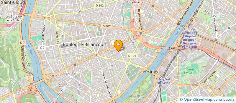 localisation de l'entreprise STE HONFLEURAISE DE POSE DE MENUISERIE - SHPM à BOULOGNE-BILLANCOURT