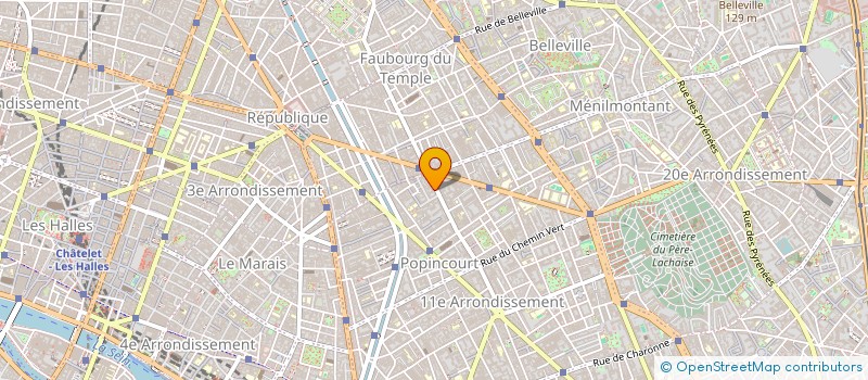 localisation de l'entreprise STE HOTEL BEAUSEJOUR à PARIS