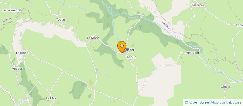 localisation de l'entreprise STE HYDRO-ELEC PONT DE FLORE à SAIGNES