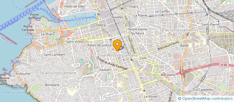 localisation de l'entreprise STE IMMOB COMMERC MEDITER à MARSEILLE