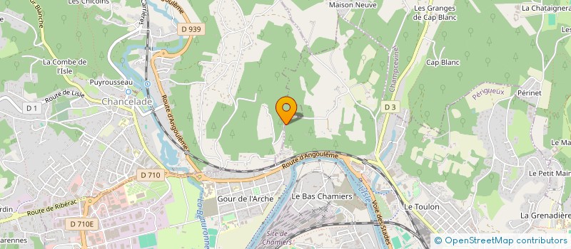 localisation de l'entreprise STE IMMOBILIERE DU TOULON à PERIGUEUX