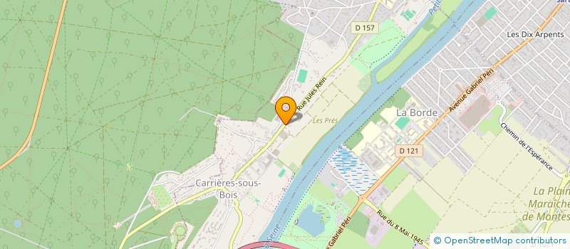 localisation de l'entreprise STE IMMOBILIERE M. BERTEAUX à LE MESNIL-LE-ROI