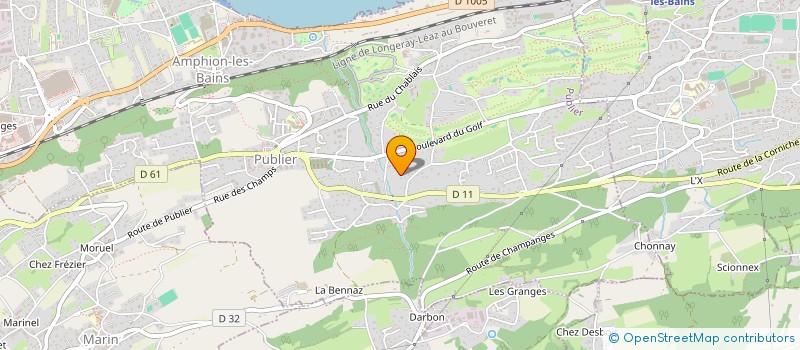 localisation de l'entreprise STE IMMOBILIERE MOREL CHEVILLET  PUBLIER