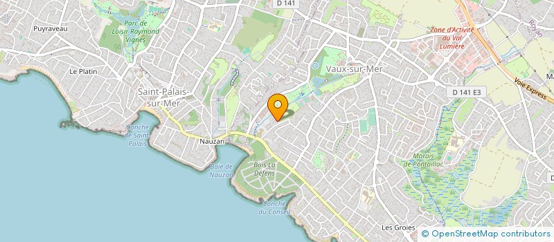 localisation de l'entreprise STE IMMOBILIERE QUARAM  VAUX-SUR-MER