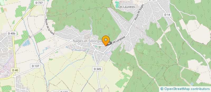 localisation de l'entreprise STE IMMOBILIERE TUCLE  NAGES-ET-SOLORGUES