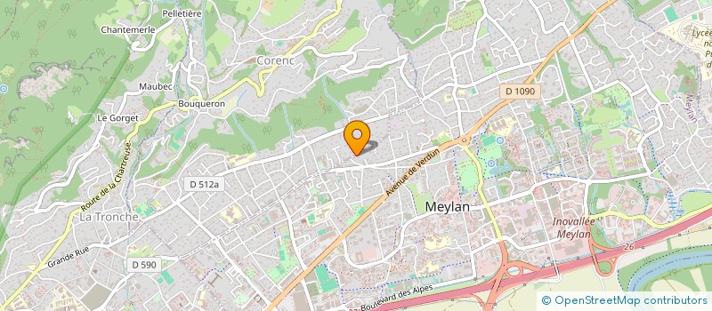 localisation de l'entreprise STE IMMOBILIERE VIEIL ALPE  MEYLAN