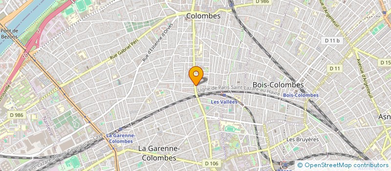 localisation de l'entreprise STE IMPORT.MEUBLES ITALIENS SERV.DESIGN à COLOMBES