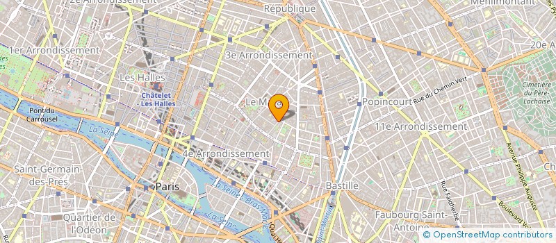 localisation de l'entreprise STE INDUS MATERIEL ALIMENT SIMA RENARD à PARIS