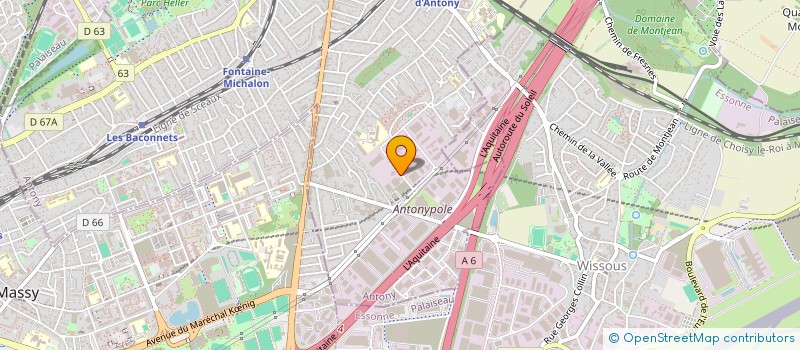 localisation de l'entreprise STE INDUS TOLERIE MECA REALIS ETUD ACHAT à ANTONY
