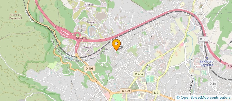 localisation de l'entreprise STE INDUST MARIT ENTREP SOUDUR à LA CIOTAT