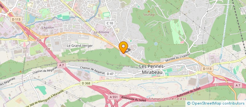localisation de l'entreprise STE INDUSTRIELLE D ELECTRICITE MECANIQUE ET PLOMBERIE à LES PENNES-MIRABEAU
