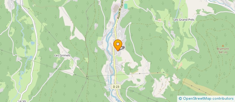 localisation de l'entreprise STE INDUSTRIELLE DE TRAITEMENT DES SURFACES SITRAS  PLAINFAING