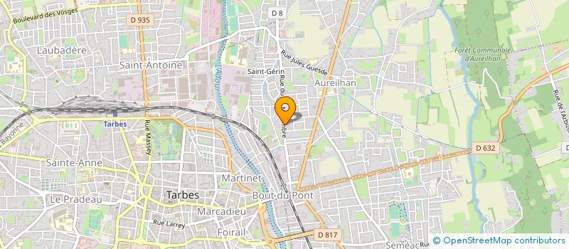 localisation de l'entreprise STE INDUSTRIELLE ET AUTOMOBILE BIGOURDANE  AUREILHAN