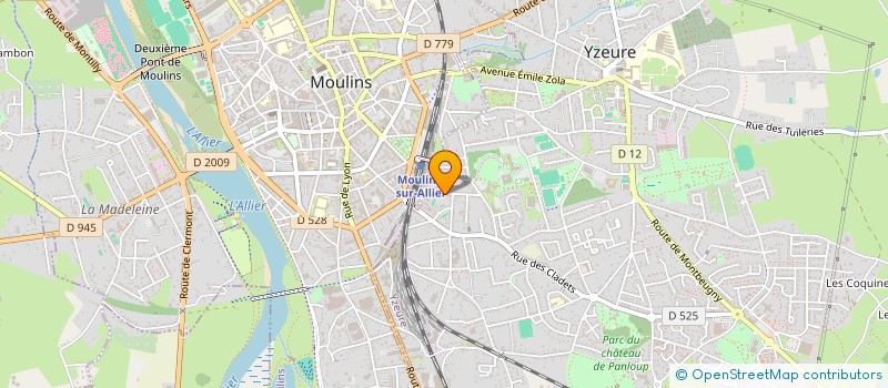 localisation de l'entreprise STE INFORMATIQUE ASSISTANCE MAINTENANCE à YZEURE