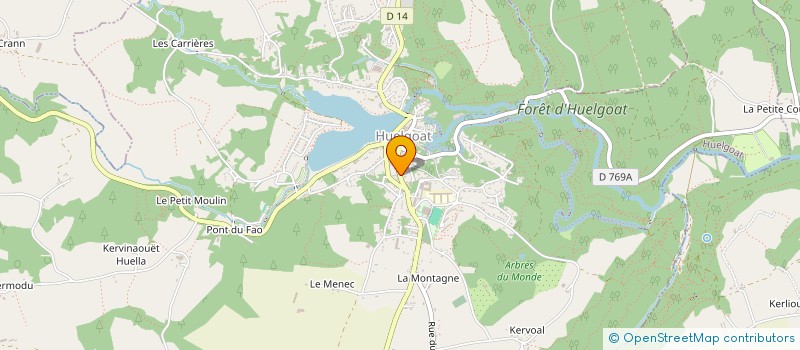localisation de l'entreprise STE INTERNATIONALE ELECTRONIQUE GENERALE à HUELGOAT