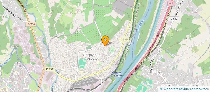 localisation de l'entreprise STE INVEST  GRIGNY