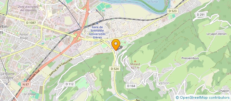 localisation de l'entreprise STE JALLE-LA VALLEE  GIERES