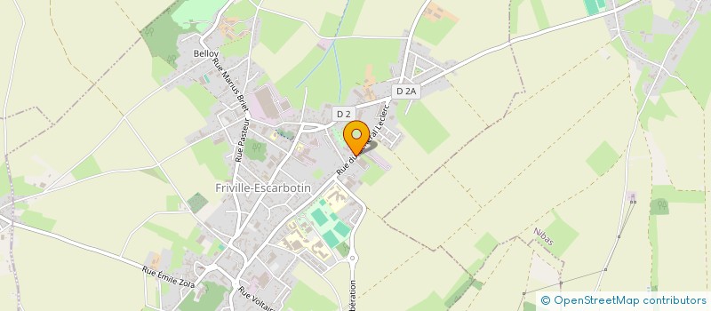 localisation de l'entreprise STE JB  FRIVILLE-ESCARBOTIN