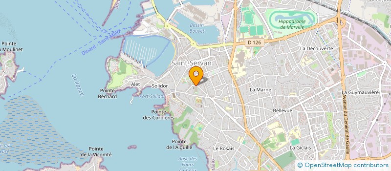 localisation de l'entreprise STE JEANNE D ARC  SAINT-MALO