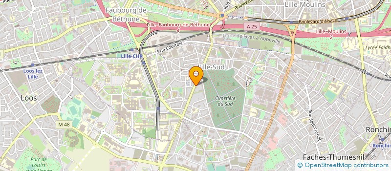 localisation de l'entreprise STE JMP à LILLE